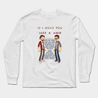 Hipster Jake and Amir Long Sleeve T-Shirt